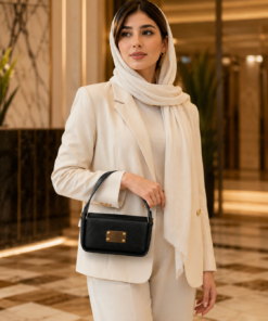 کیف مجلسی چرم طبیعی گاوی دستساز مدل اطلس | گالری چرم شیلان